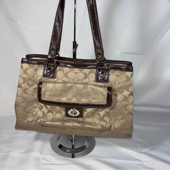 COACH Y2K Penelope Signature Sateen Handbag - Picture 1 of 10
